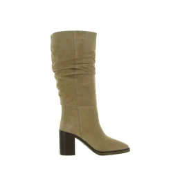 bottes - Santiag - femme - Nubuck - Beige - Alpe
