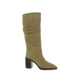 bottes - Santiag - femme - Nubuck - Beige - Alpe