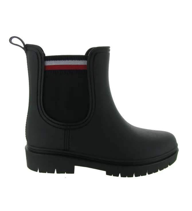 bottines et boots - Caoutchouc - femme - Caoutchouc - Noir - Tommy hilfiger