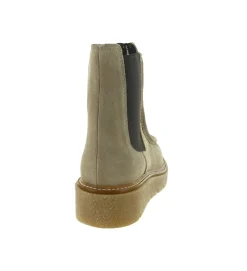 bottines et boots - Casual - femme - Cuir - Taupe - Pedro miralles