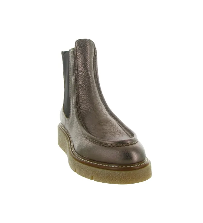 bottines et boots - Casual - femme - Cuir - Bronze - Pedro miralles