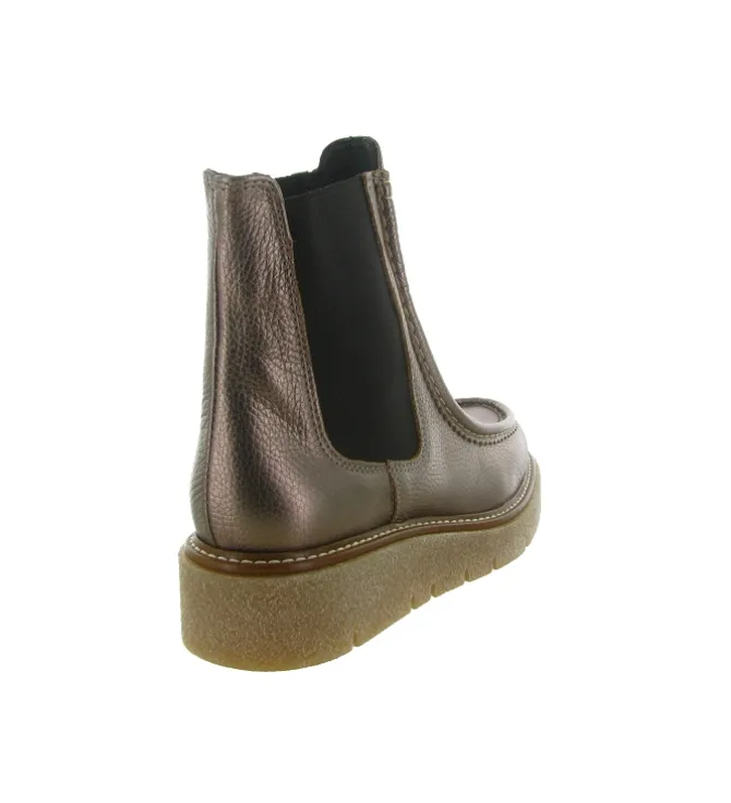 bottines et boots - Casual - femme - Cuir - Bronze - Pedro miralles