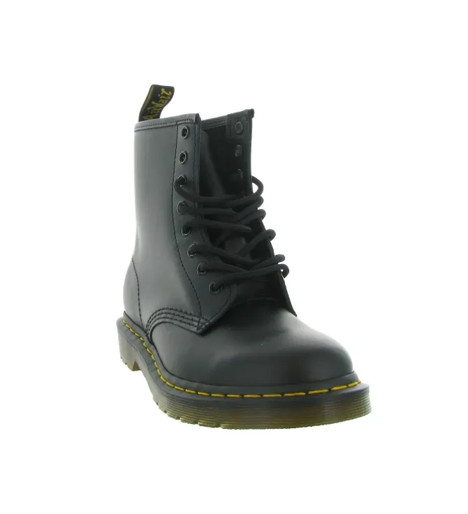 bottines et boots - Casual - femme - Cuir - Noir - Doc martens