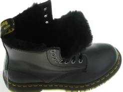 bottines et boots - Casual - femme - Cuir - Noir - Doc martens