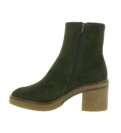 bottines et boots - Casual - femme - Nubuck - Kaki - Alpe