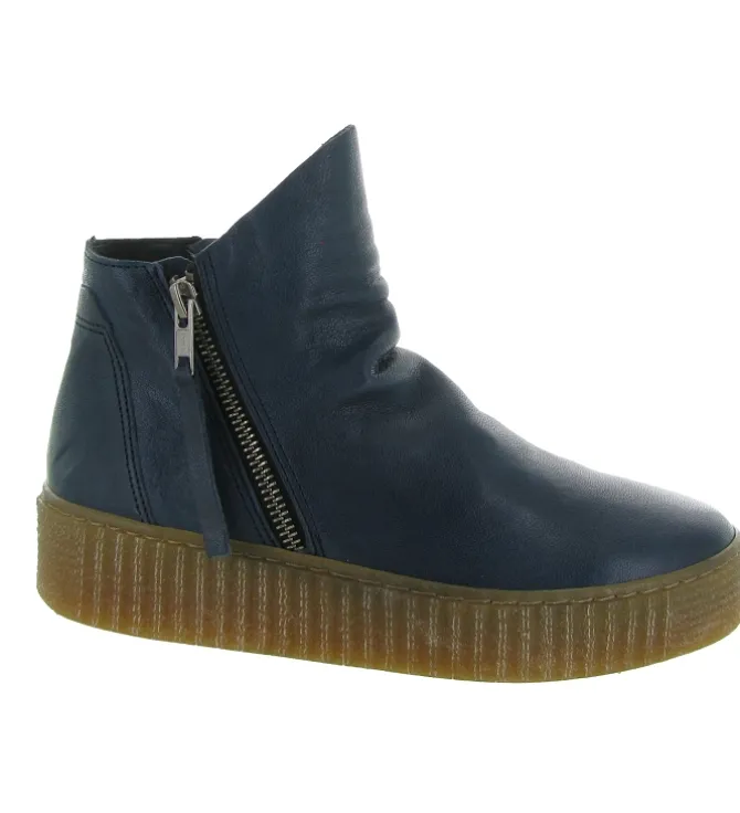 bottines et boots - Casual - femme - Cuir - Bleu - Armando