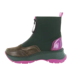 bottines et boots - Casual - femme - Synthétique - Kaki - Hispanitas