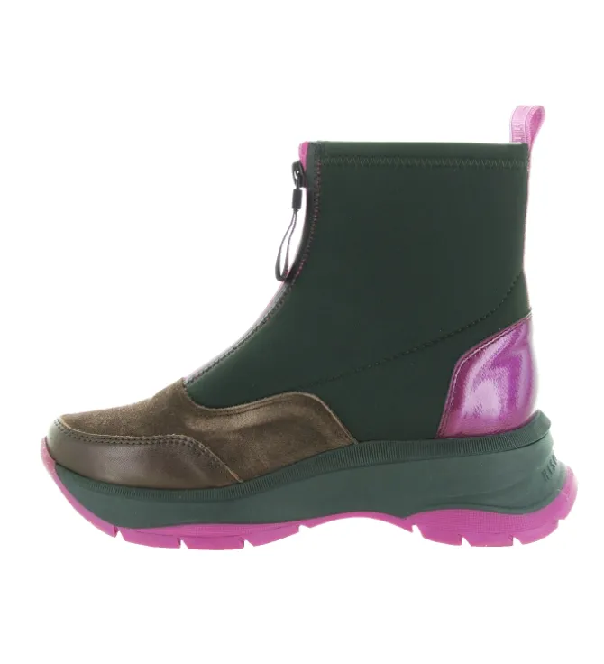 bottines et boots - Casual - femme - Synthétique - Kaki - Hispanitas