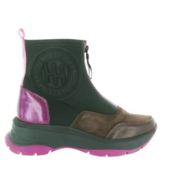 bottines et boots - Casual - femme - Synthétique - Kaki - Hispanitas