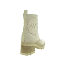 bottines et boots - Casual - femme - Cuir - Beige - Hispanitas