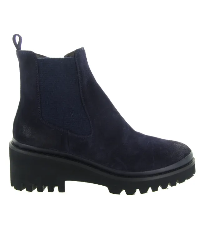 bottines et boots - Casual - femme - Cuir - Bleu Marine - Xsa