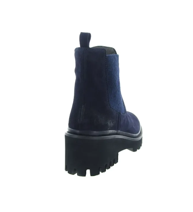 bottines et boots - Casual - femme - Cuir - Bleu Marine - Xsa