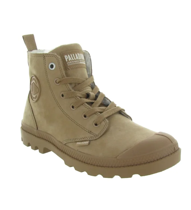 bottines et boots - Casual - femme - Nubuck - Beige - Palladium