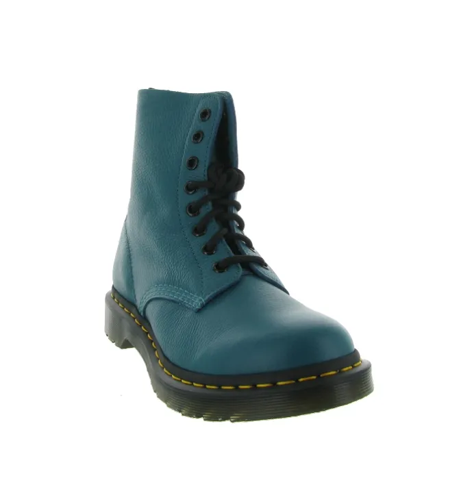bottines et boots - Casual - femme - Cuir - Bleu - Doc martens