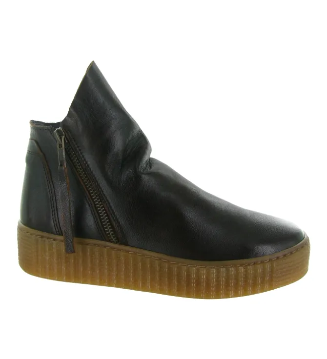 bottines et boots - Casual - femme - Cuir - Marron - Armando