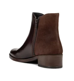 bottines et boots - Casual - femme - Cuir - Marron - Geox