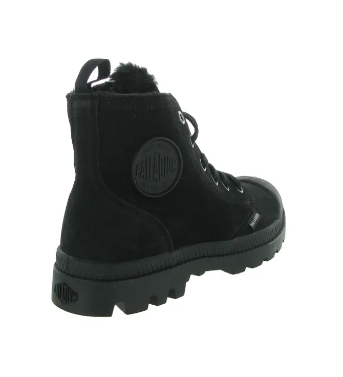 bottines et boots - Casual - femme - Nubuck - Noir - Palladium