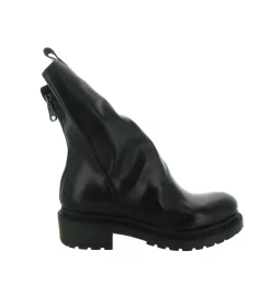 bottines et boots - Casual - femme - Cuir - Noir - Metisse
