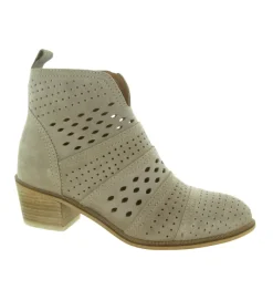 bottines et boots - Casual - femme - Cuir - Beige - Alpe