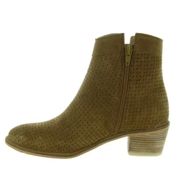 bottines et boots - Casual - femme - Cuir - Beige - Alpe