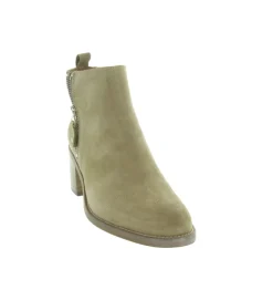 bottines et boots - Casual - femme - Cuir - Beige - Alpe