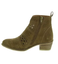 bottines et boots - Casual - femme - Cuir - Marron - Alpe