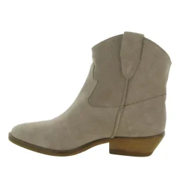 bottines et boots - Casual - femme - Cuir - Beige - Julie dee