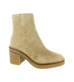 bottines et boots - Casual - femme - Nubuck - Beige - Alpe