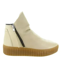 bottines et boots - Casual - femme - Cuir - Beige - Armando