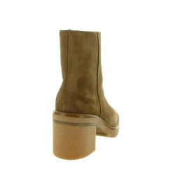 bottines et boots - Casual - femme - Nubuck - Camel - Alpe