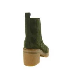 bottines et boots - Casual - femme - Nubuck - Kaki - Alpe