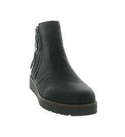 bottines et boots - Casual - femme - Synthétique - Noir - Rieker