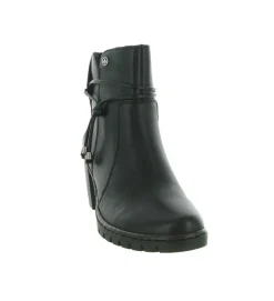 bottines et boots - Casual - femme - Cuir - Noir - Rieker
