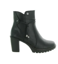 bottines et boots - Casual - femme - Cuir - Noir - Rieker