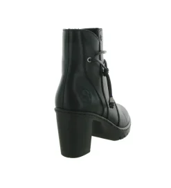 bottines et boots - Casual - femme - Cuir - Noir - Rieker