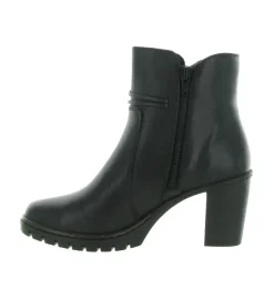 bottines et boots - Casual - femme - Cuir - Noir - Rieker
