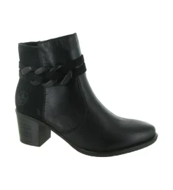 bottines et boots - Casual - femme - Synthétique - Noir - Rieker