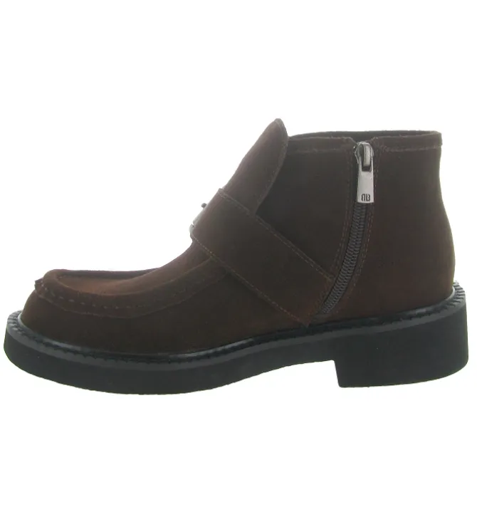 bottines et boots - Casual - femme - Nubuck - Marron - Bibi lou