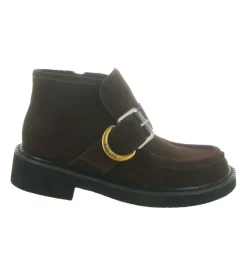 bottines et boots - Casual - femme - Nubuck - Marron - Bibi lou