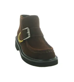 bottines et boots - Casual - femme - Nubuck - Marron - Bibi lou