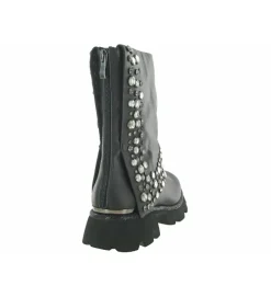 bottines et boots - Casual - femme - Cuir - Noir - Alma en pena