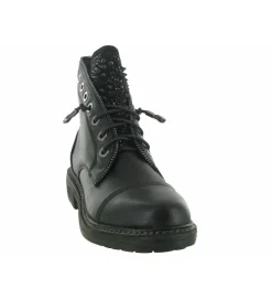 bottines et boots - Casual - femme - Cuir - Noir - Alma en pena