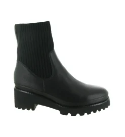bottines et boots - Casual - femme - Cuir - Noir - Fugitive