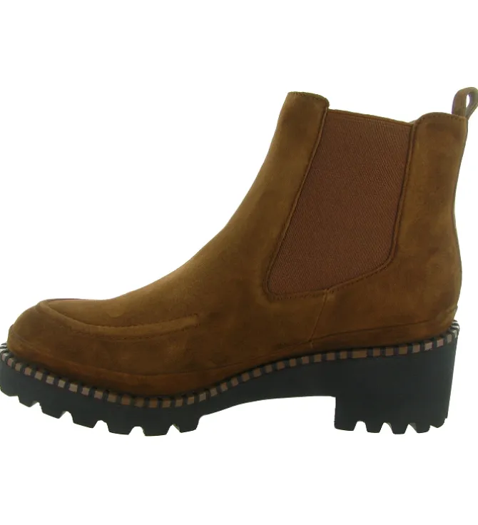 bottines et boots - Casual - femme - Nubuck - Marron - Fugitive