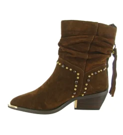 bottines et boots - Casual - femme - Nubuck - Marron - Alma en pena