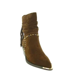bottines et boots - Casual - femme - Nubuck - Marron - Alma en pena