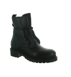 bottines et boots - Casual - femme - Cuir - Noir - Metisse