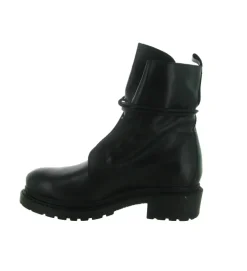 bottines et boots - Casual - femme - Cuir - Noir - Metisse