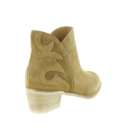 bottines et boots - Casual - femme - Nubuck - Taupe - Alpe