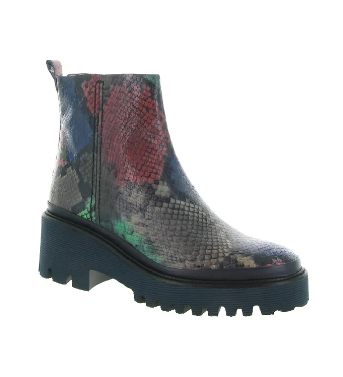 bottines et boots - Casual - femme - Cuir - Python - Pons quintana